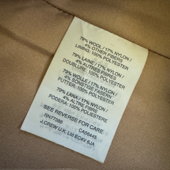 Gorgeous Wool JCrew Oatmeal Peacoat - Picture 3 of 8